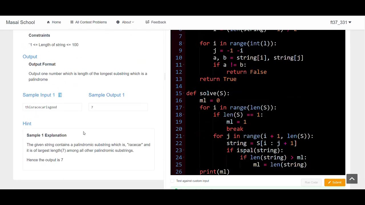 Today Problem Solving Python Programming - YouTube