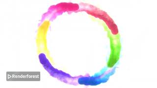 Colorful Particles Logo Reveal 0p