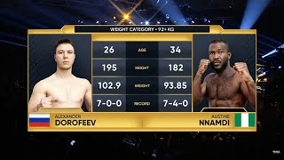 (+92kg) Dorofeev Alexander (RUS) vs Austine Nnamdi (NGR) | IBA Champions' Night | February 3, 2024