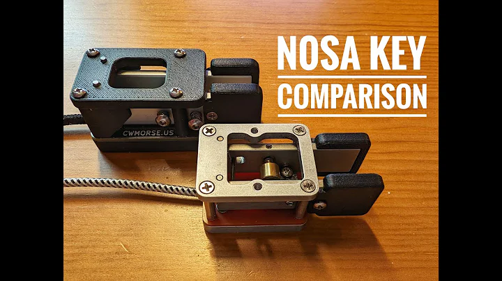N0SA SP-X CW key vs. cwmorse.us N0SA designed SP4 CW key
