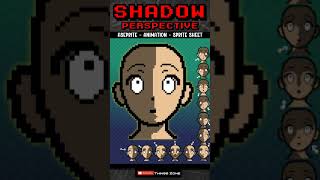 Pixel Art: Create a Shadow Perspective (Animation   Sprite Sheet) #pixelart #animation #gamedev