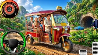 Tuk Tuk Rickshaw Driving Game || Collage Tuk Tuk Pick Drop Simulator 3D Game - 2026 Android Gameplay screenshot 2