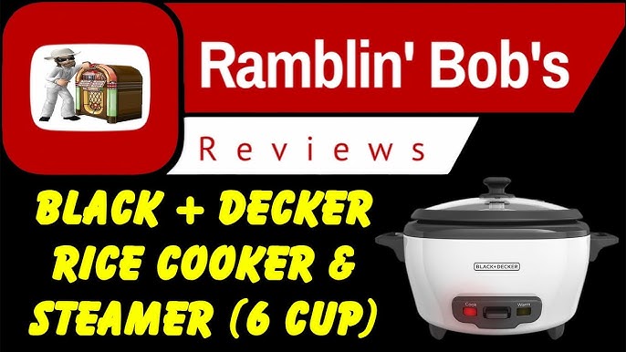 Black & Decker RC516 16-Cup Rice Cooker, White