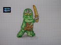 Как нарисовать ЛЛОЙДА из ЛЕГО НИНДЗЯ ГО/232/How to draw LLOYD out of LEGO NINJA GO