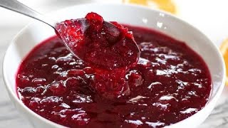 Easy 3 ingredient Cranberry Sauce Recipe