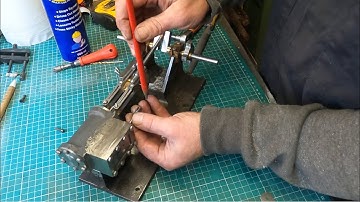 “Scratch “ built horizontal model steam engine. Part35. Valve chest 