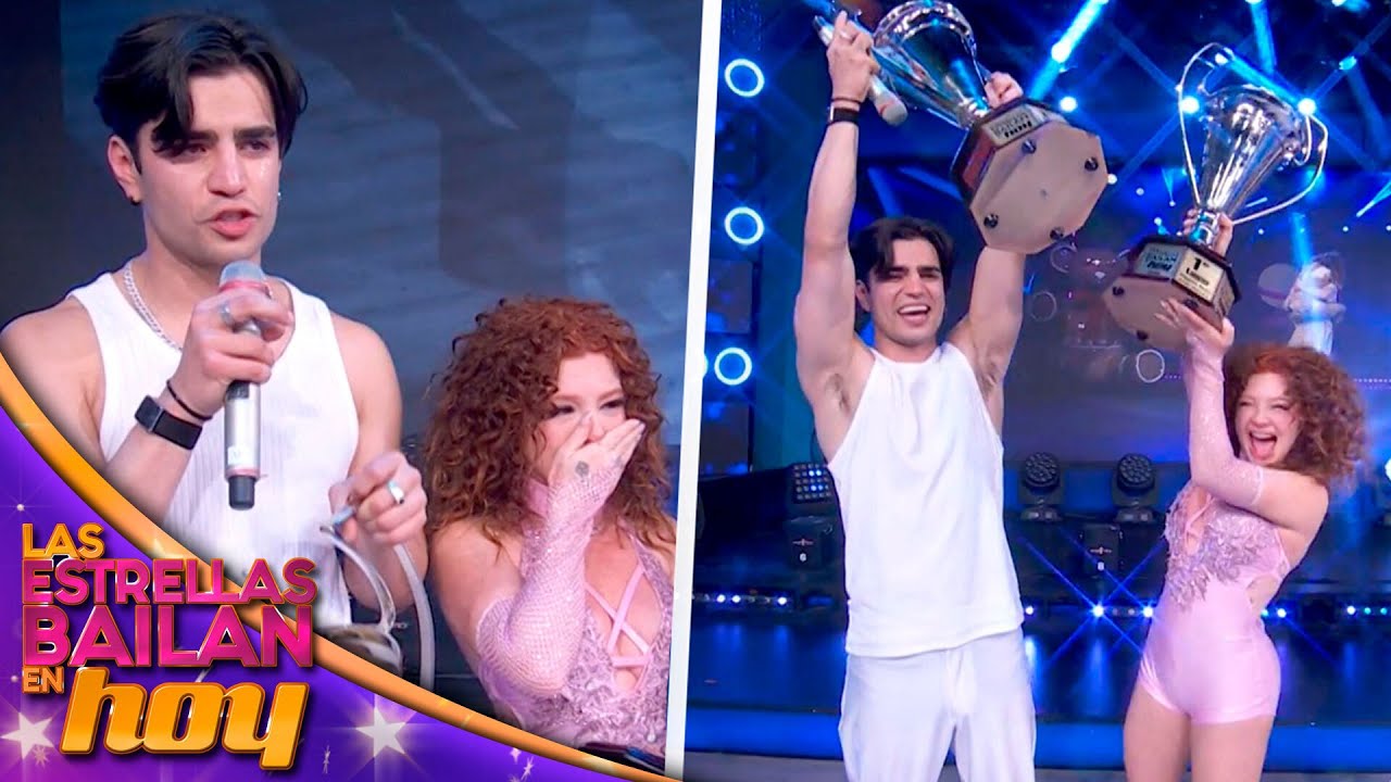 ¡SE CORONAN! Briggitte y Aarón levantan el trofeo de Las Estrellas Bailan en Hoy | Programa Hoy
