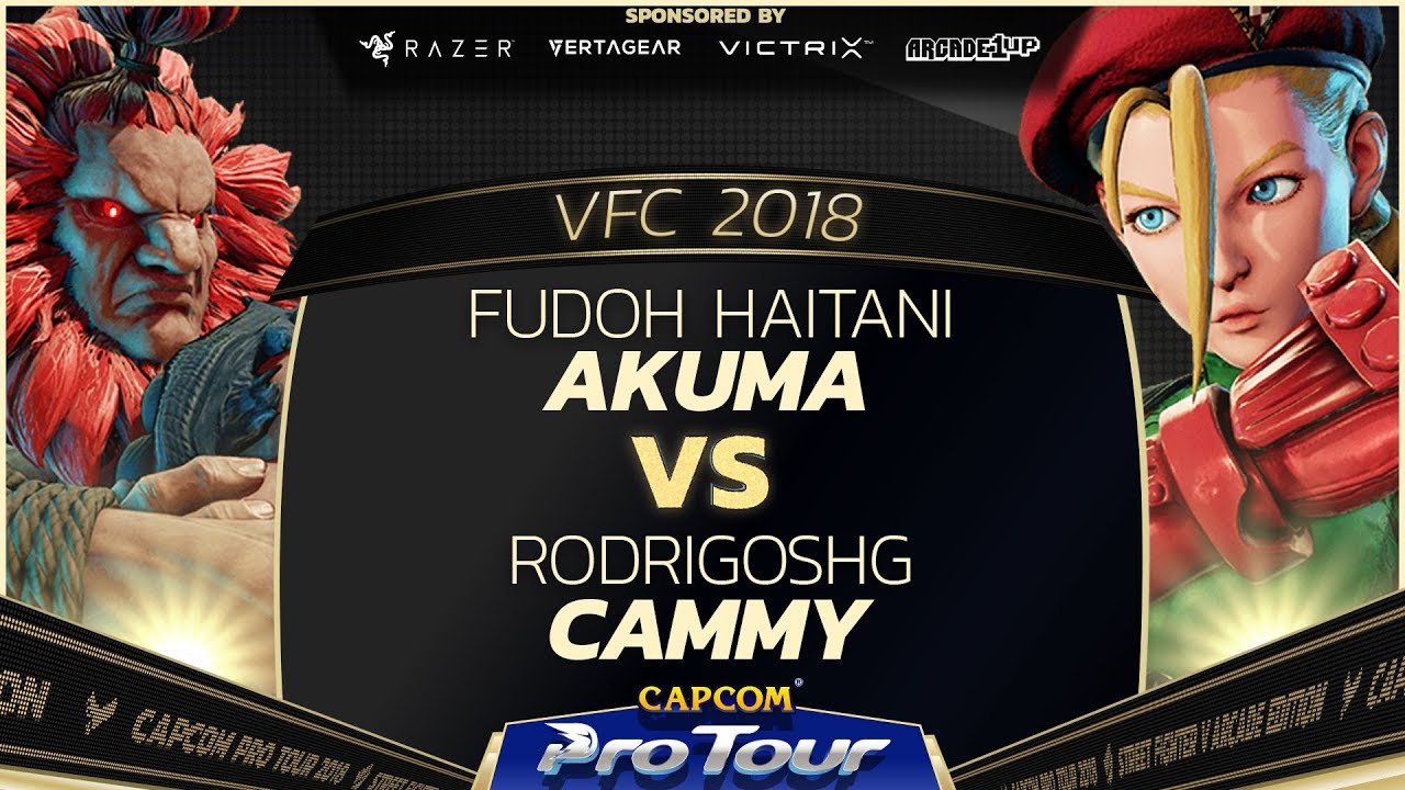 FUDOH Haitani (Akuma) vs RodrigoSHG (Cammy) - Versus Fighting Cup 2018 - CPT 2018
