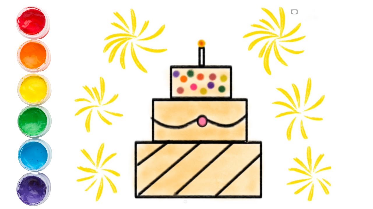 Cute and easy step by step drawing and coloring videos for Kids || Kids Video For Sleep and Relax