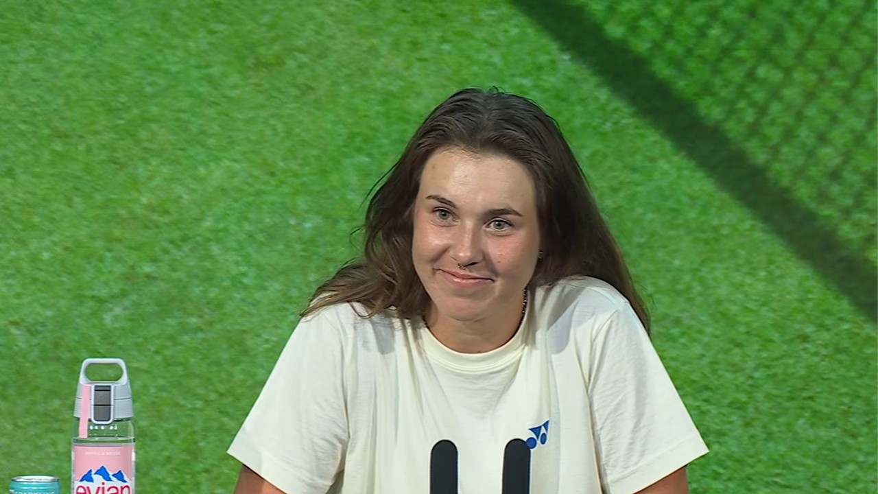 Wimbledon 2026 - Linda Noskova: "I will need a few days to realize"