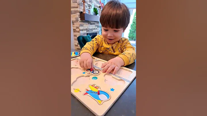 Toddler activity Wodden Puzzle 🧩 | #kidsdiyandplay #finemotorskills #montessori #puzzle #puzzlegame