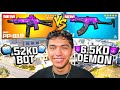 0.52 KD Bot vs 6.50 KD DEMON on Warzone