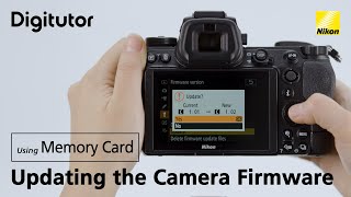 Updating the Camera Firmware Using a Memory Card | Digitutor