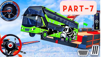Mega Ramp Bus Racing Simulator | Impossible Bus Stunt Driving 3D | Android GamePlay | Part-7