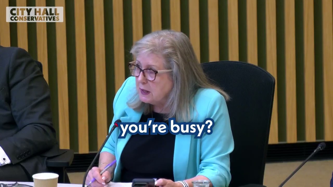 Sadiq Khan tries to DODGE questioning (Susan Hall CALLS him out!!!)