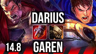 DARIUS vs GAREN (TOP) | 16/2/3, 500+ games, Dominating | EUW Master | 14.8