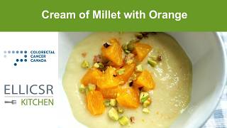 Cream of Millet with Orange