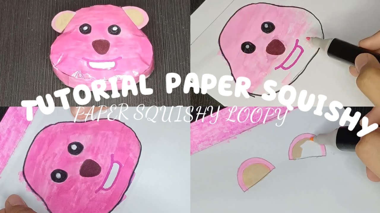 ๏🎀 TUTORIAL PAPER SQUISHY LOOPY ( ^ ^) - YouTube