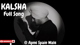 KALSHA || Sidhu Moose Wala Ai || New Panjabi Song || ‎@ApneSpainwale || Resimi