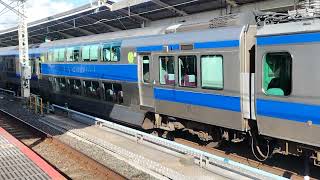 E531系0番台カツK407編成+カツK465編成上野駅発車