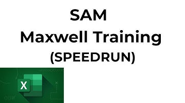 Maxwell Training | Shelly Cashman Excel 2019 | Module 9 SAM Project 1a (Speedrun)