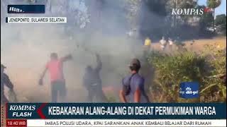Kebakaran Alang-alang Di Jeneponto, 5 Kapal kembali terbakar Di tegal