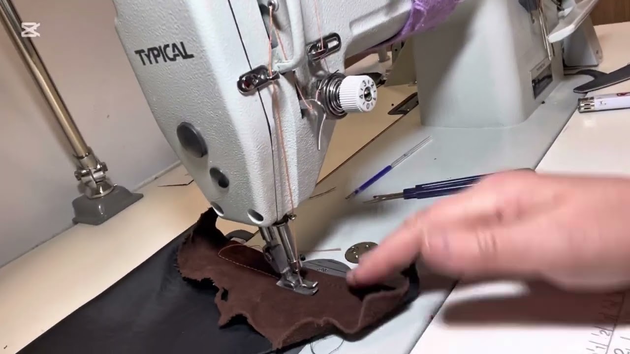 Как шить любой кожзам, эко кожу, кожу, замшу без специальных лапок для швейных машин