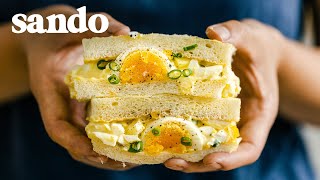 The japanese egg salad sandwich! how to make popular tamago sando.
leave a like if you enjoyed and comment would try of any these unusual
foods...