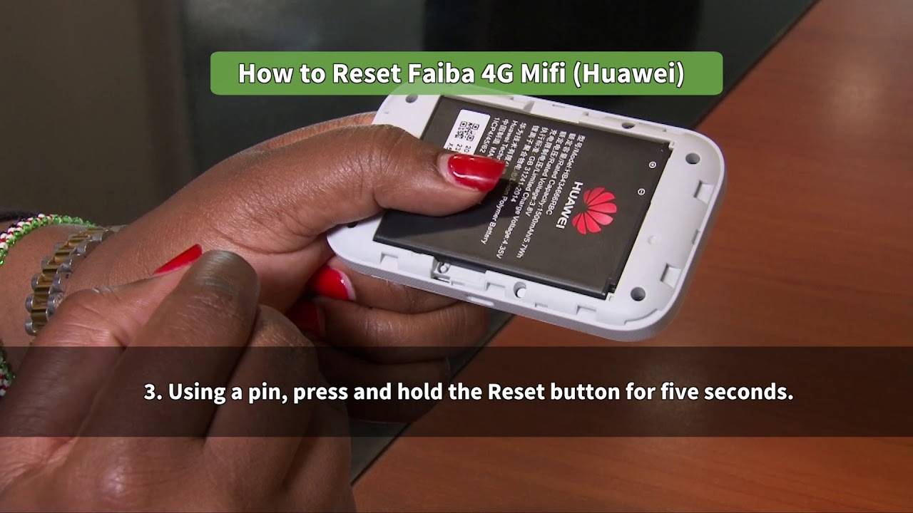 How to Reset Mifi Huawei - YouTube