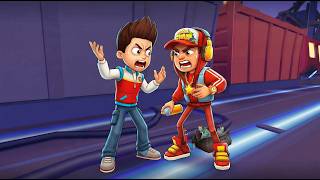 Subway Surfers VS Paw Patrol Ryder, Gameplay Adventure Subway Surfers, Subway Surfers Cartoon Game screenshot 4