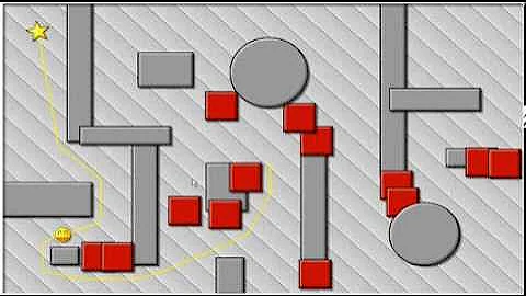 Daedalus Lib demo - dynamic pathfinding in dynamic environment