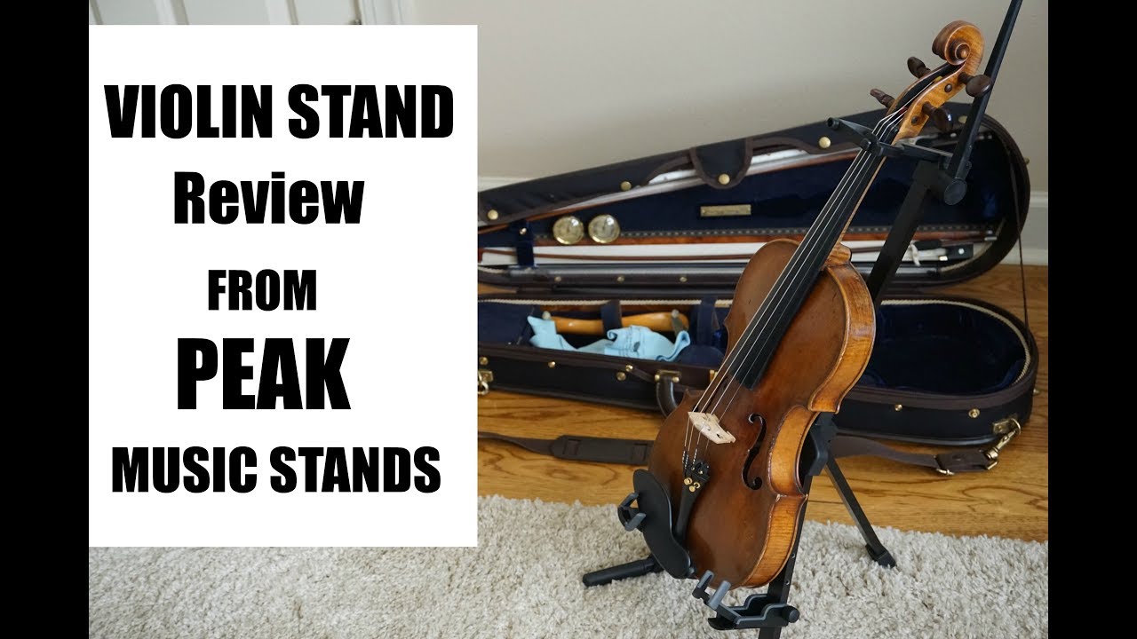 Violin Stand Review from Peak Music Stands YouTube