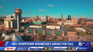 60+ Downtown Knoxville business hiring for fall
