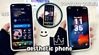 how to make your android phone aesthetic 🐼✨️ ( Samsung Galaxy A15 🩵 )  setup & customization screenshot 5