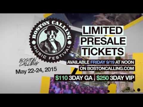 Boston Calling May 2015 Pre Sale HD