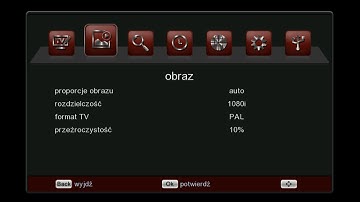 Ferguson Ariva T265 - podgląd menu