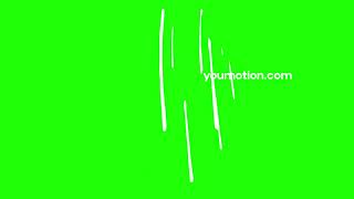 Vertical Speed Line Elements on Green Screen