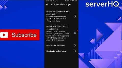 HOW TO AUTOMATICALLY UPDATE APPS ON YOUR MOBILE PHONE 