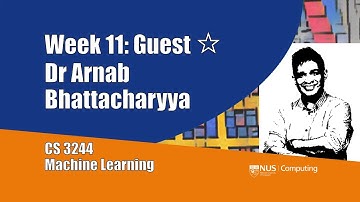 11.pre.01 « Guest Star: Arnab Bhattacharyya « Machine Learning « NUS School of Computing