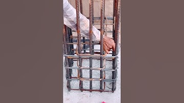 Install Rebar Stump Column #column #installation #civilengeenring #shorts #rebar #shortvideo