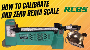 How to Calibrate and Zero a Older Beam Scale