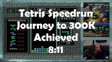 Tetris Speedrun Journey to 300K Complete!