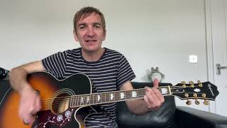 Cast No Shadow (Oasis) Acoustic cover by Andy Starkey of Britpop Reunion
