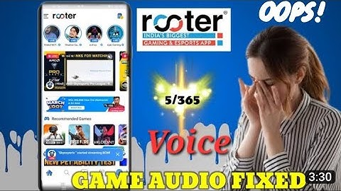 Rooter Voice Problem Solved | Rooter Game audio Fix | How to stream on Rooter @Hayaatogaminglive @Rooter