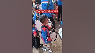 His YOUNGER BROTHER is already good at playing the drumband 🤭 #drumband #marchingband #shorts