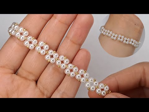 Simple and Beautiful Seed Bead Bracelet Tutorial: Perfect for Beginners/  Seed beads/Beaded bracelet 