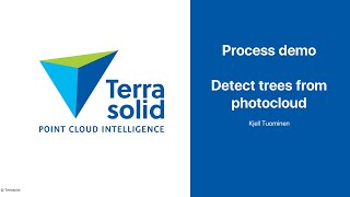 Detect Trees from Photogrammetric Point Cloud using TerraScan