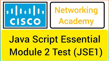 Cisco Java script essential module 2 test answers / JSE1- Module 2 Test #cisco #javascript #program