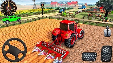 Harvester Tractor Farming Simulator 2023 - Real Tractor Driving 3D - Android GamePlay