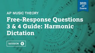 2021 Live Review 5 Ap Music Theory Free-Response Questions 3 4 Guide Harmonic Dictation